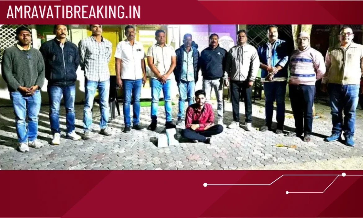 अमरावतीत ड्रग्स रॅकेटला मोठा धक्का! कोर्टाजवळ एम.डी. विक्री करणारा तरुण रंगेहाथ अटकेत