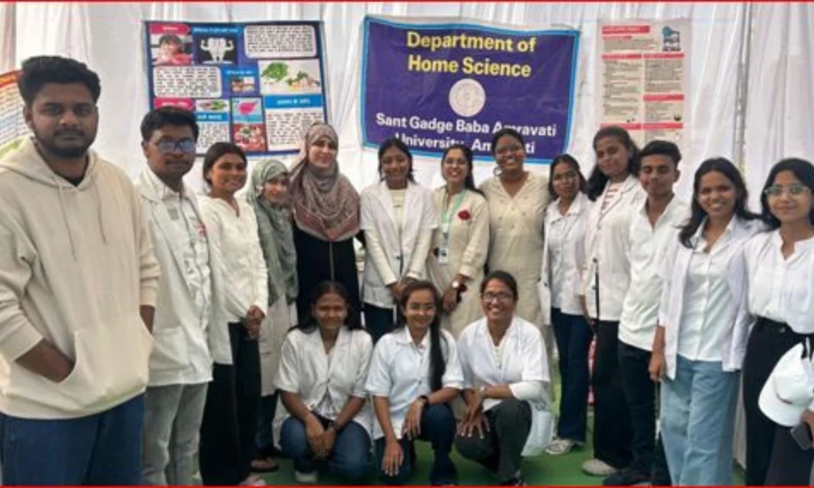 अमरावतीत हृदयरोगांविरुद्ध ‘आहाराची लढाई’ – विद्यार्थिनींनी दिली अनोखी जागृती!